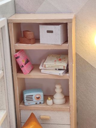 MINIATURA casita casa muñecas estudio maqueta