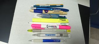 Lote 60 bolígrafos publicidad farmaceuti