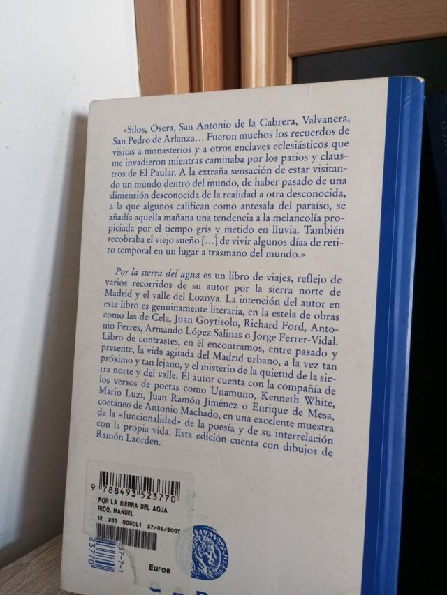 Por la sierra del agua