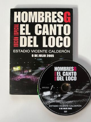 DVD Concierto Hombres G El canto del loco