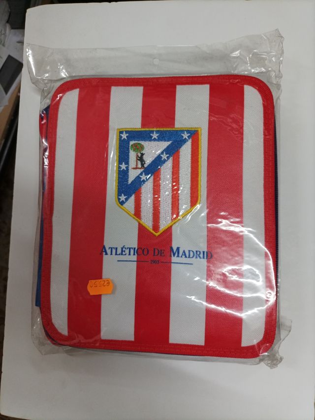 PLUMIER ESCOLAR ATLÉTICO MADRID DOS PISOS GRANDE  