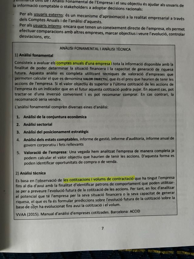 Anàlisi d’estats comptables