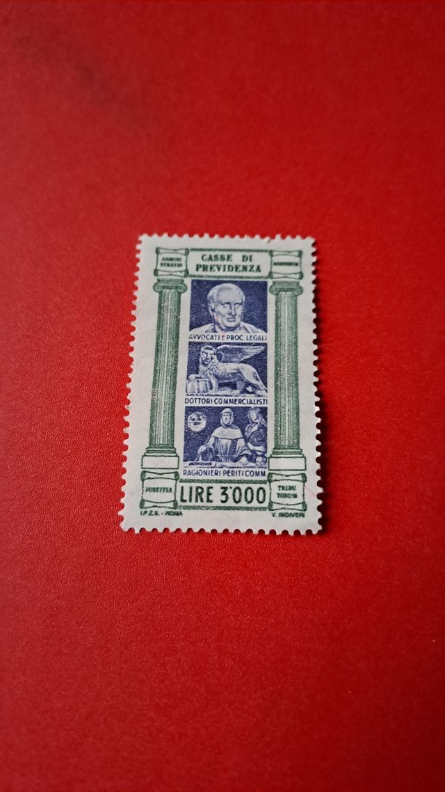 Bollo Casse di Previdenza lire 3.000