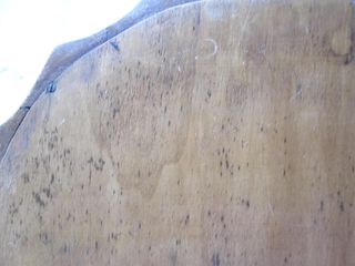 Antico vassoio in legno con specchio 45x34 vintage