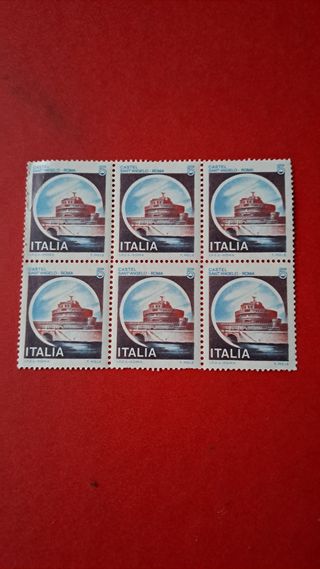 N. 6 Francobolli lire 5 l'uno