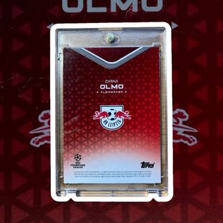 DANI OLMO /10 FIRMA AUTO TOPPS PANINI FCB