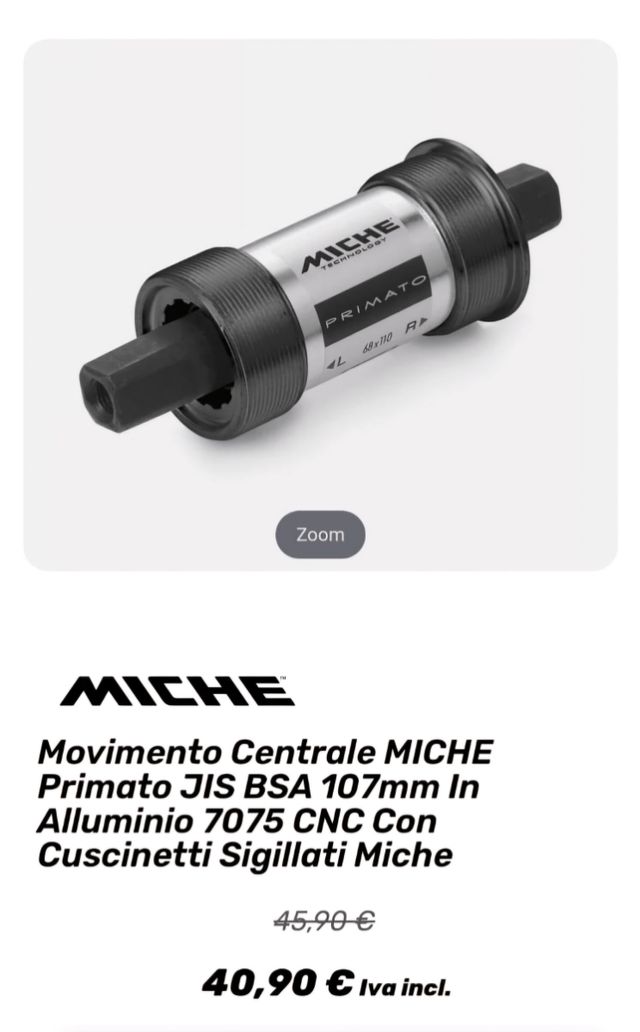 MOVIMENTO CENTRALE MICHE