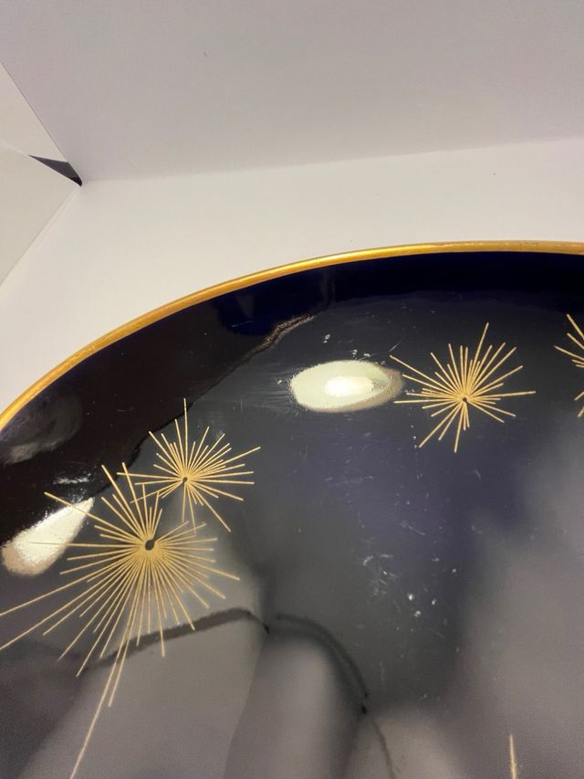 Bandeja vintage de porcelana fina alemana