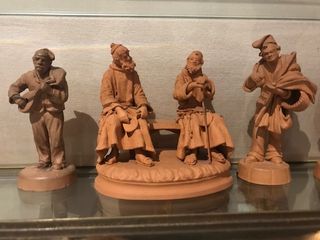 Lotto statuine siciliane in terracotta
