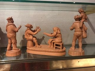 Lotto statuine siciliane in terracotta