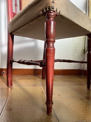 6 sillas de madera