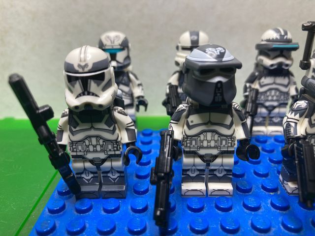 Lego compatible Star Wars Clones Batallón Wolfpack