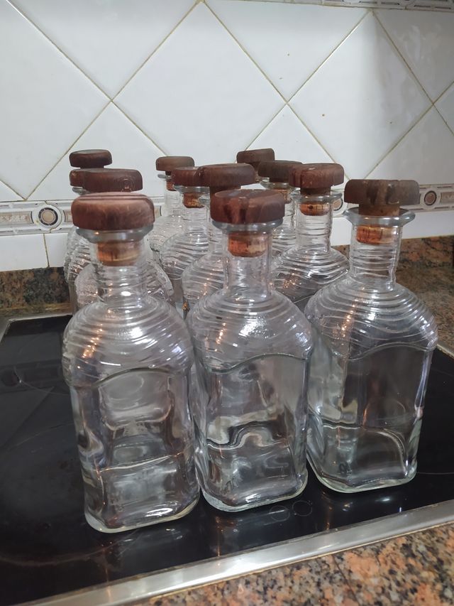 Botellas de cristal