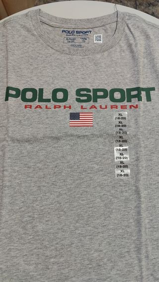 Camiseta Ralph Lauren Polo Sport Gris