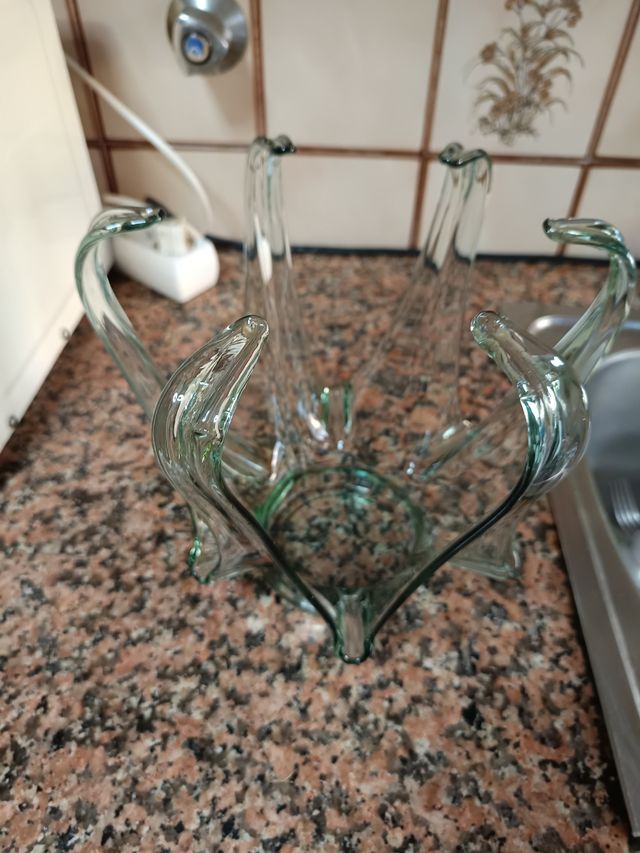 Centro mesa de cristal