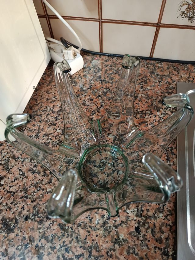 Centro mesa de cristal