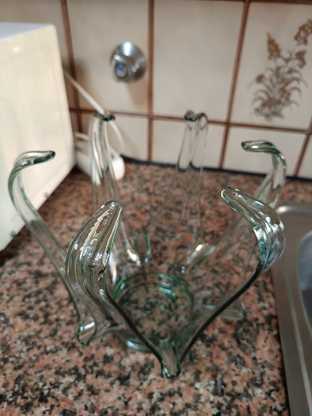 Centro mesa de cristal