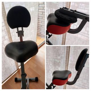 Bicicleta estática plegable