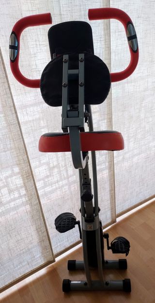 Bicicleta estática plegable