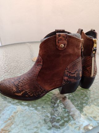 Botines de mujer piel