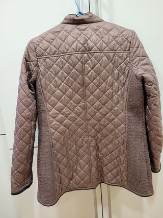 Chaqueta acolchada M color vison
