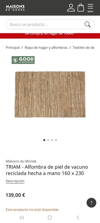 Alfombra Maisons du Monde