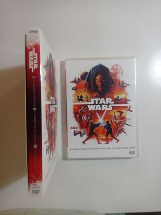 DVD Trilogía Star Wars Episodios 1-3