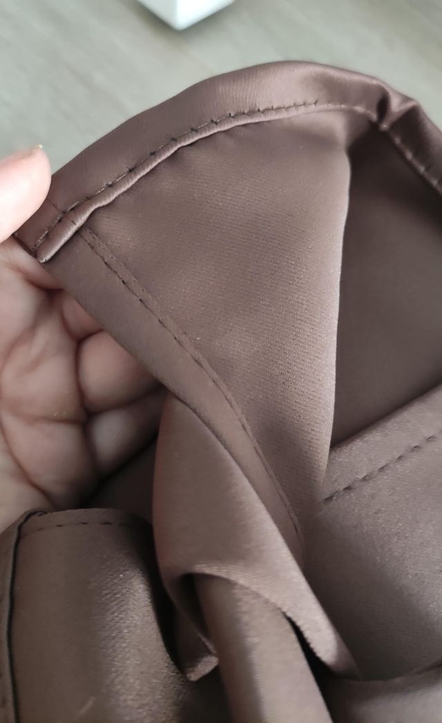 NUEVAS cortinas opacas térmicas marrones 140x210cm