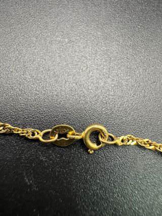 011-02-0113 CADENA SINGAPOUR ORO 18K 45CM LARGO