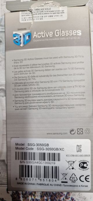 Gafas activas 3D Samsung TV