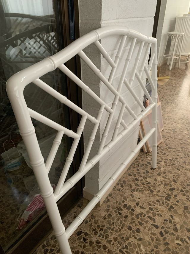 Cabecero Blanco Individual