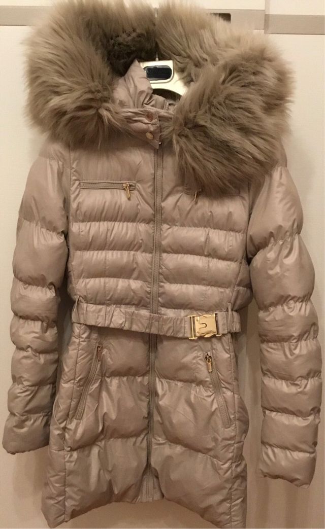 Cappotto invernale beige