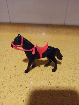 playmobil caballo medieval
