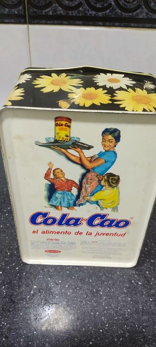 Lata cola cao años 70