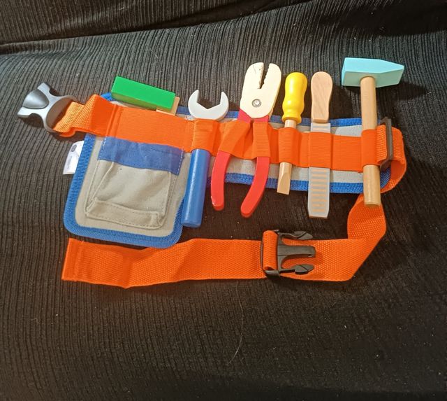 Cinturón herramientas de madera