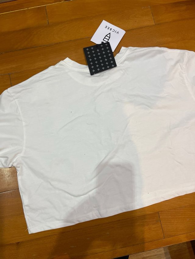 Camiseta corta blanca Talla S