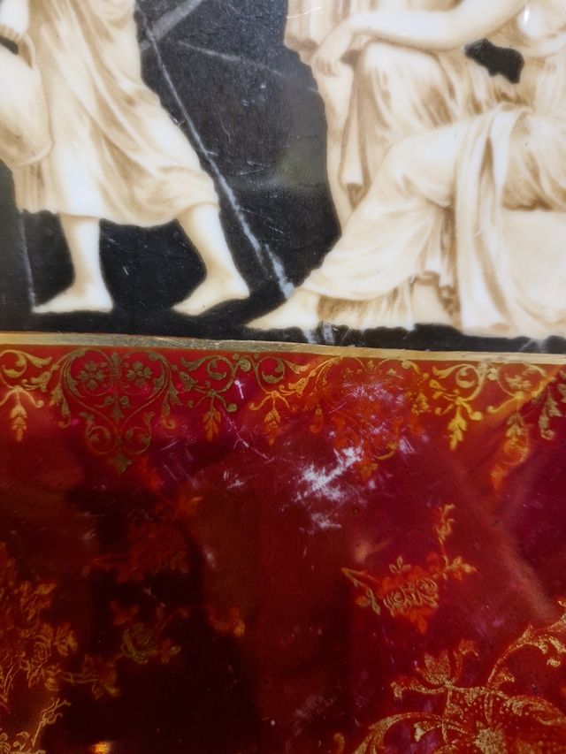 Piatto decorativo Oskar Schlegelmilk ( Turingia)