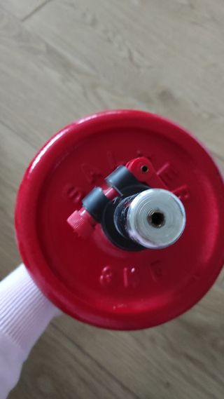 Mancuerna salter 3 kg cada pesa.
