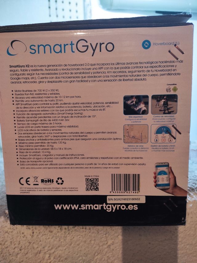 Hoverboard 2.0 smart gyro x2