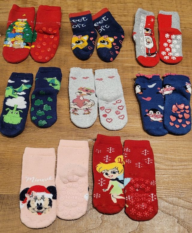 Calze antiscivolo neonato 18-20