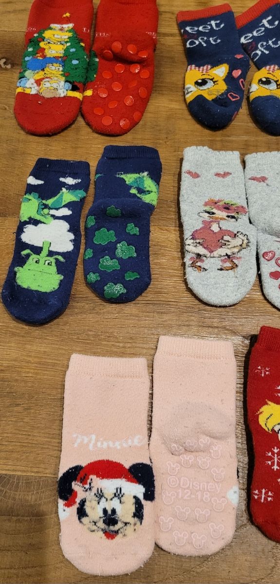 Calze antiscivolo neonato 18-20