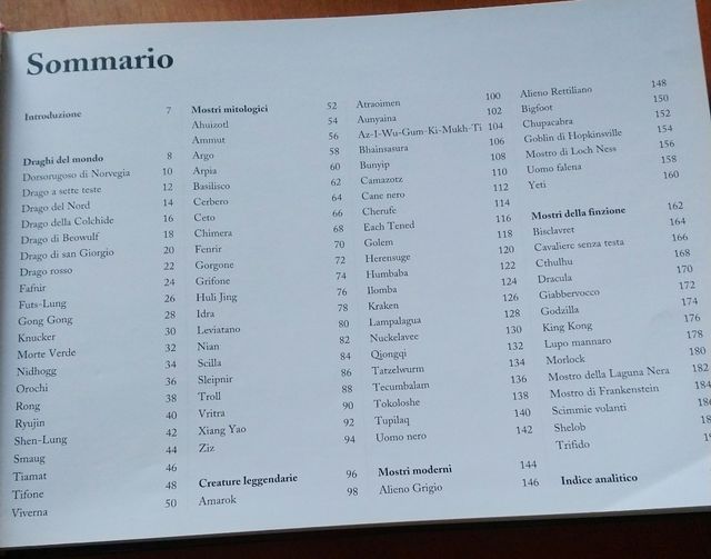 Mostri e altre fantastiche creature