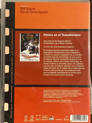 Panico en el Transiberiano DVD