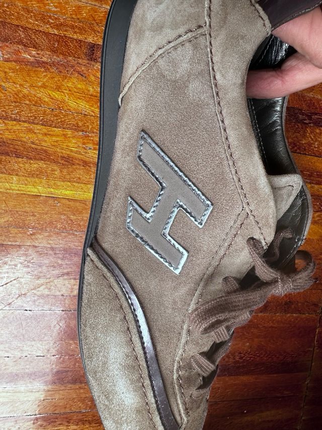 Hogan donna camoscio e pelle misura 37,5