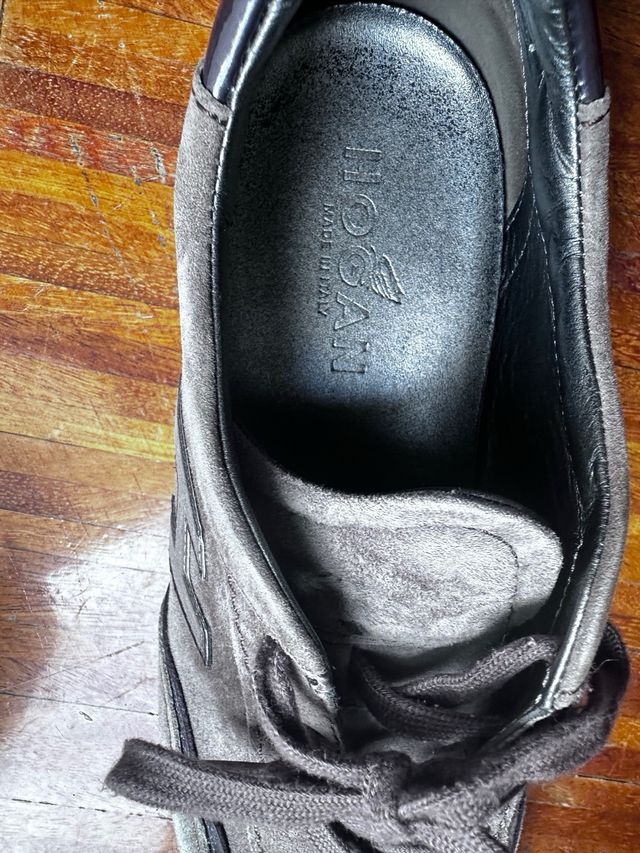 Hogan donna camoscio e pelle misura 37,5