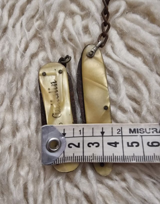 Set 2 coltellini vintage in madreperla