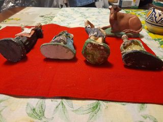 Lotto 16 statuette presepe antiche