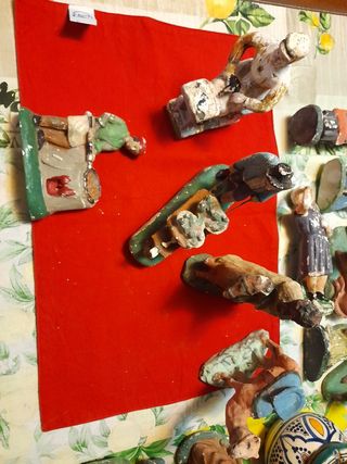 Lotto 16 statuette presepe antiche