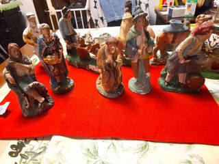 Lotto 16 statuette presepe antiche