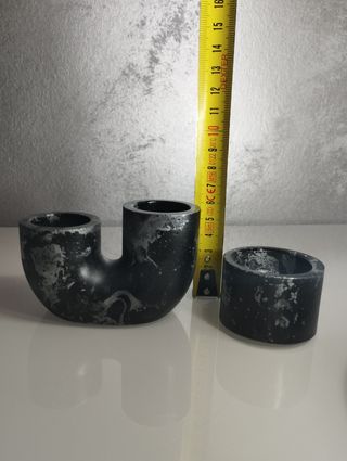 Set soprammobili candelabro portacamdela